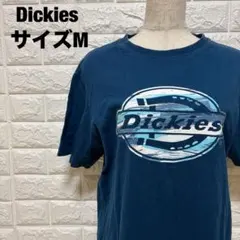 Dickies ディッキーズ ブルーネイビー 半袖Tシャツ M ロゴ【2292】のサムネイル
