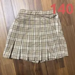 UNIQLO キッズ チェック柄 キュロットスカート