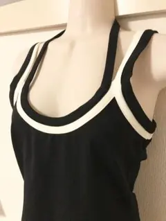 サイズS■新品 本物■モンクレール タンクトップ ノースリーブ 黒  レディース monclertanktop_1.jpg