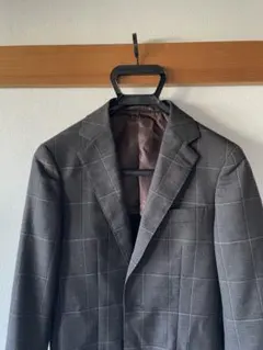 ユナイテッドアローズ　オーダージャケット　ブラウンチェック
