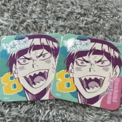 ハイキュー ファンパーク アートコースター 2枚セット 五色工