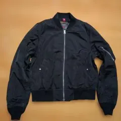 ALPHA INDUSTRIES　フライトジャケット　ブルゾン　ma1　ブラック