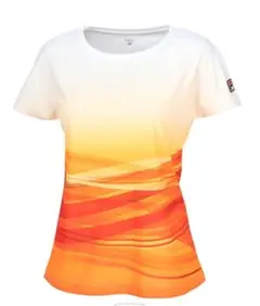 【FILA】 グラデーションゲームシャツ オレンジ　XL