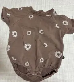 PUPPAPUPO 花柄ロンパース 70cm