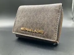 MICHAEL KORS マイケルコース ブラウン 三つ折り財布 財布