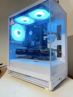 白ゲーミングPC GTX1070 i7-6700 16GB 簡易水冷 WiFi付 - メルカリ