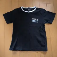 COMME CA ISM コムサイズム ブラック 黒 Tシャツ 120A 半袖
