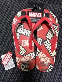 MARVEL ビーチサンダル Lサイズ レッド