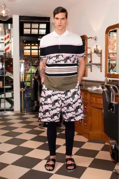 S/S14 GIVENCHY Floral Striped ポロシャツのサムネイル