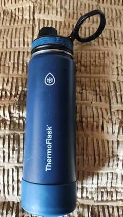 ThermoFlask 真空断熱ボトル ブルー 1.2L ！のサムネイル