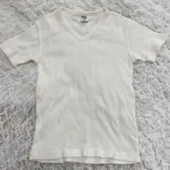 EDWIN Vネック Tシャツ Sサイズ ホワイト