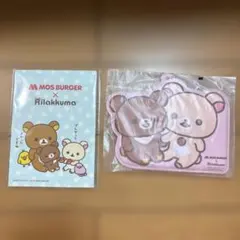 MOS BURGER リラックマ メモ帳&パスケースセット