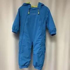 mont-bell ベビー パウダーカバーオール　80サイズ 青　スノーウェア