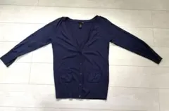H&M ネイビー カーディガン Sサイズ
