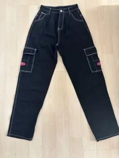 美品！SHEIN シーン　ジーンズ　ジーパン　ズボン　パンツ　XS 黒のサムネイル
