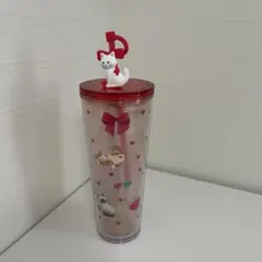 バレンタイン 2026　コールドカップタンブラー　キャット　猫　スターバックス