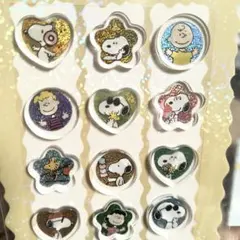 スヌーピーおはじきシール♬SNOOPY　Peanuts