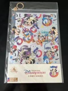 上海ディズニーリゾート　スライドジップポーチ　ステッカーセット