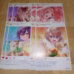 カッコウの許嫁 特典イラストカード 4種各２枚セット