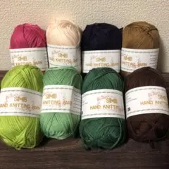 アクリルホローヤーン8色セット
