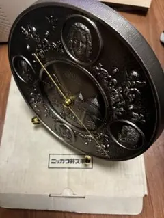 新品 未使用 電波時計 振り子時計 壁掛け時計 ベイリーローズ