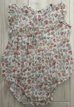 ZARA 花柄ロンパース 9-12ヶ月　80