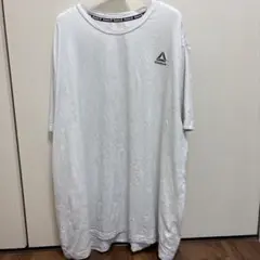 リーボック 無地 Tシャツ 丸首半袖 3XL ビッグサイズ 白 綿 スポーツのサムネイル