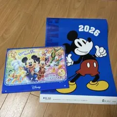 第一生命　2026年 ミッキーマウス カレンダー　ディズニー　2点　セット