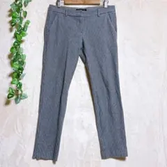 a1381 セオリー センタープレス ストライプパンツ グレー サイズ2