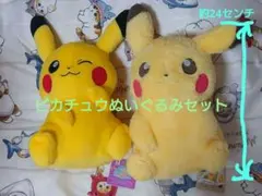 値下げ！ポケモン ピカチュウのぬいぐるみ 2体セット