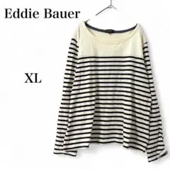 【エディーバウアー】 トップス Tシャツ カットソー 長袖 綿100% XL