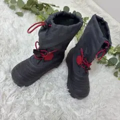 美品❗️【ソレル SOREL】20cm キッズ スノーブーツ 防寒 防水ラバー