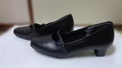 Furio Valentino通勤仕事就活入学式フォーマル黒パンプス23EEEE