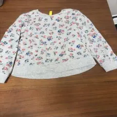 花柄 トレーナー グレーのサムネイル
