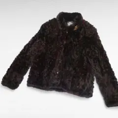 美品✨Paula Lishman ファーコート　ビーバー　ラム　ハンドメイド Paula Lishman】Handmade in Canada Knitted Beaver Fur Jacket