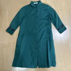 Golden Bearシャツワンピース 長袖 Mサイズ