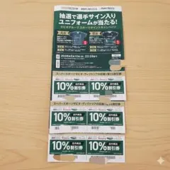 ゼビオ XEBIO ヴィクトリア Victoria 10%割引券 6枚