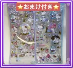 ❺サンリオキャラクター 透明シール 2シートセット　海外正規　3d