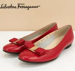 Salvatore Ferragamo フェラガモ パンプス ヒール FERRAGAMO フェラガモ パンプス リボン ポインテッドトゥ