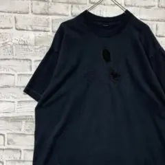 USA製90sヴィンテージTシャツシングルステッチブラック　プーさん古着XL27