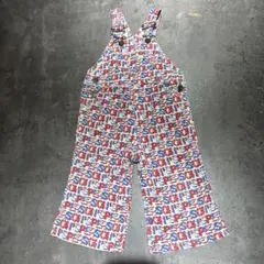 キッズ　古着　サロペット　オーバーオール　80size