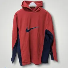 90s NIKE ナイキ 銀タグ フリース パーカー　ボーイズXL