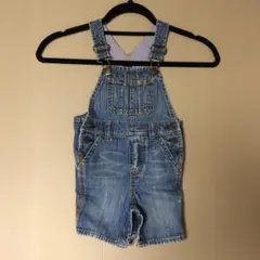 babyGap 80 デニム オーバーオール ロンパースのサムネイル