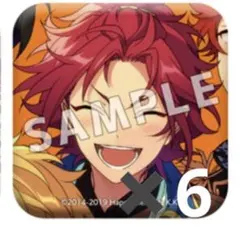 あんスタ アルバム TRIP 有償特典 スクエア缶バッジ 衣更真緒 6点セット