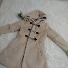 PRIVATE LABEL/ベージュ ダッフルコート フード付きのサムネイル