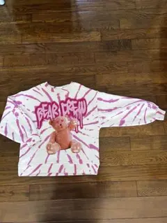 タイダイ柄 クマプリント トレーナー