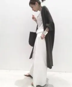 Lauren Manoogian beige cotton ロングカーディガンのサムネイル