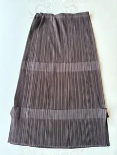 PLEATS PLEASE ISSEY MIYAKE ロングスカート ネイビー4 - メルカリ