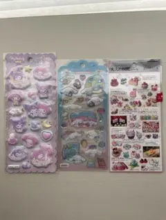 マイメロクロミ　マシュマロシール　他シール3枚セット