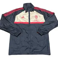 【美品】ACミラン 2011/2012 ナイロン ジャケット アディダス